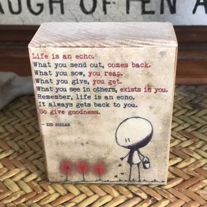 🌲3 for $20🌲 Inspirational Wood Sitter